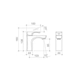 Dorf Napolean Basin Mixer